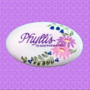 Vintage Phyllis pin vintage pin personalized pin